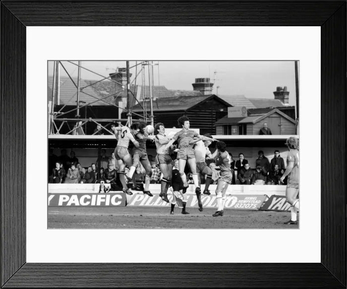 Framed Print : Division 2 football. Watford 1 v. Chelsea 0. February 1982 LF08-38-021 Framed Print : Division 2 football. Watford 1 v. Chelsea 0. February 1982 LF08-38-021
