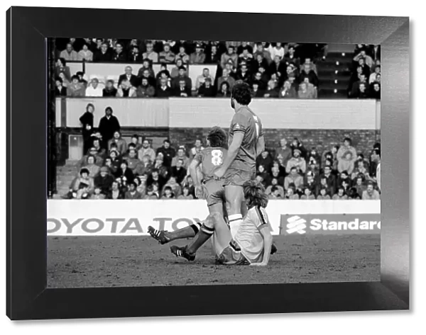 Division 2 football. Watford 1 v. Chelsea 0. February 1982 LF08-38-029