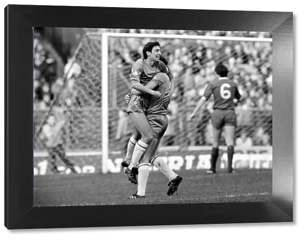 F. A Cup Football. Chelsea 2 v. Liverpool 0 February 1982 LF08-29-029