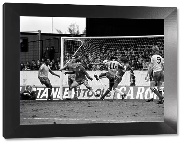 Division 2 football. Watford 1 v. Chelsea 0. February 1982 LF08-38-096