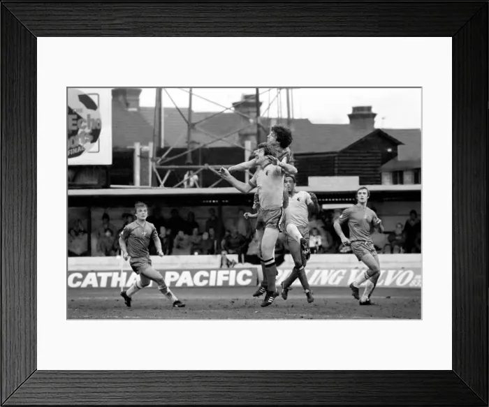 Framed Print : Division 2 football. Watford 1 v. Chelsea 0. February 1982 LF08-38-091 Framed Print : Division 2 football. Watford 1 v. Chelsea 0. February 1982 LF08-38-091