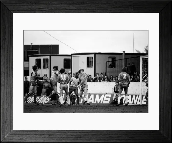 Framed Print : Division 2 football. Watford 1 v. Chelsea 0. February 1982 LF08-38-062 Framed Print : Division 2 football. Watford 1 v. Chelsea 0. February 1982 LF08-38-062