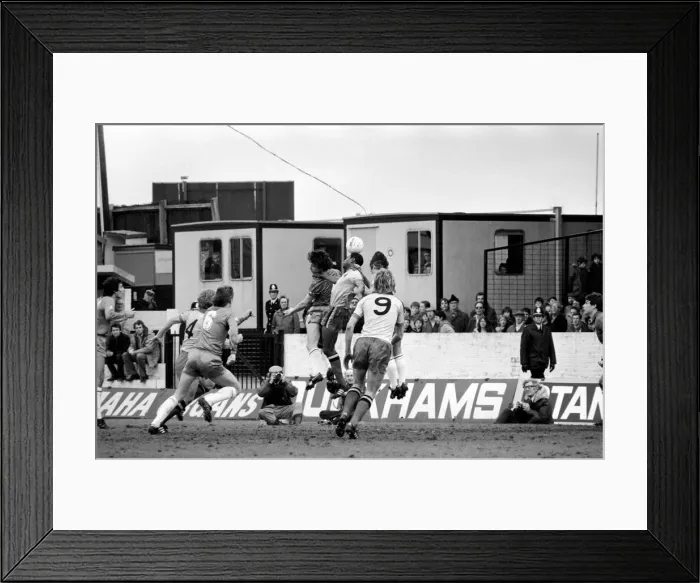 Framed Print : Division 2 football. Watford 1 v. Chelsea 0. February 1982 LF08-38-065 Framed Print : Division 2 football. Watford 1 v. Chelsea 0. February 1982 LF08-38-065
