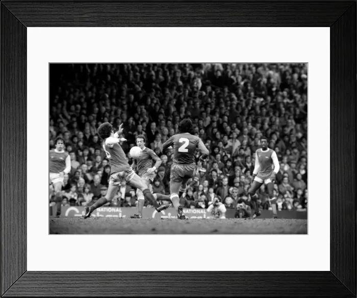 Framed Print : First Division Football. Arsenal 0 v. Swansea 2. February 1982 LF08-18-070 Framed Print : First Division Football. Arsenal 0 v. Swansea 2. February 1982 LF08-18-070