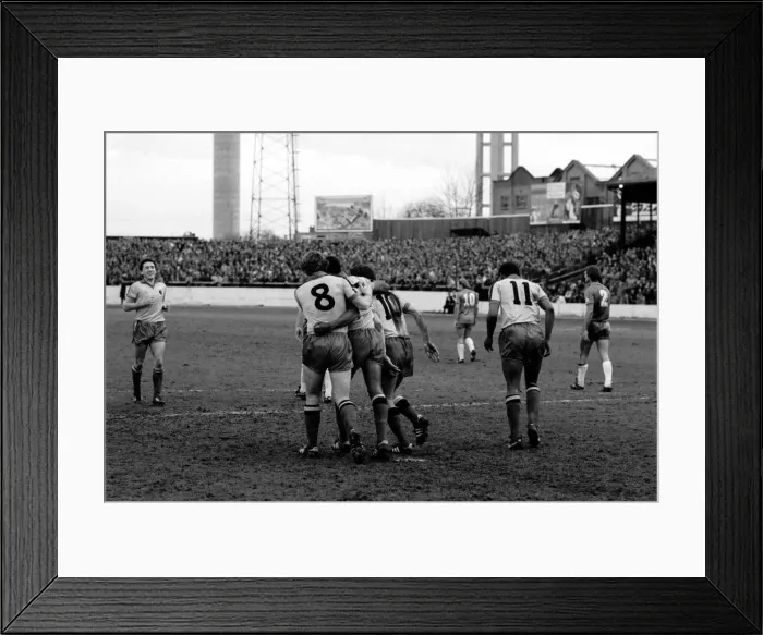 Framed Print : Division 2 football. Watford 1 v. Chelsea 0. February 1982 LF08-38-097 Framed Print : Division 2 football. Watford 1 v. Chelsea 0. February 1982 LF08-38-097