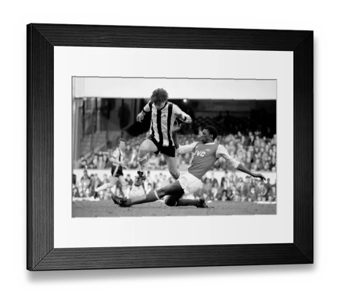 Framed Print : Division 1 football. Arsenal 1 v. Notts County. February 1982 LF08-28-025