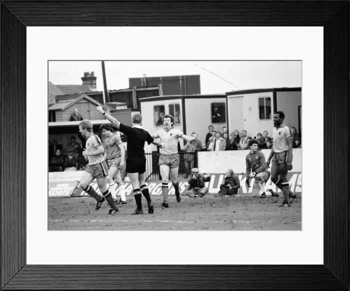 Framed Print : Division 2 football. Watford 1 v. Chelsea 0. February 1982 LF08-38-004 Framed Print : Division 2 football. Watford 1 v. Chelsea 0. February 1982 LF08-38-004