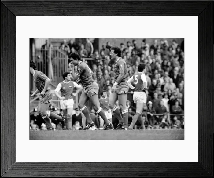 Framed Print : First Division Football. Arsenal 0 v. Swansea 2. February 1982 LF08-18-052 Framed Print : First Division Football. Arsenal 0 v. Swansea 2. February 1982 LF08-18-052