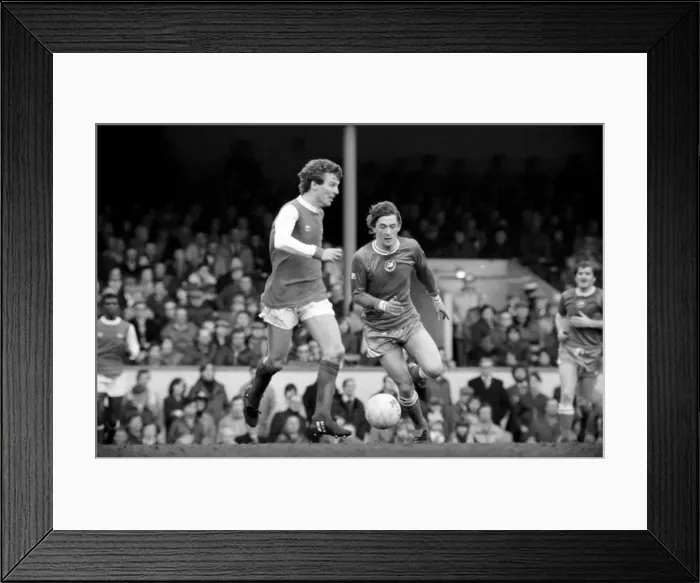 Framed Print : First Division Football. Arsenal 0 v. Swansea 2. February 1982 LF08-18-066 Framed Print : First Division Football. Arsenal 0 v. Swansea 2. February 1982 LF08-18-066