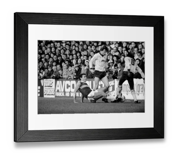 Framed Print : Division 1 football. West Ham United 3 v. Arsenal 1. December 1983 LF14-33-078