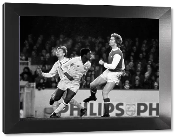 Arsenal 0 v. Leeds United 1. Division 1 football. January 1980 LF01-01-008