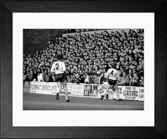 Framed Print : Division 1 football. West Ham United 3 v. Arsenal 1. December 1983 LF14-33-005 Framed Print : Division 1 football. West Ham United 3 v. Arsenal 1. December 1983 LF14-33-005