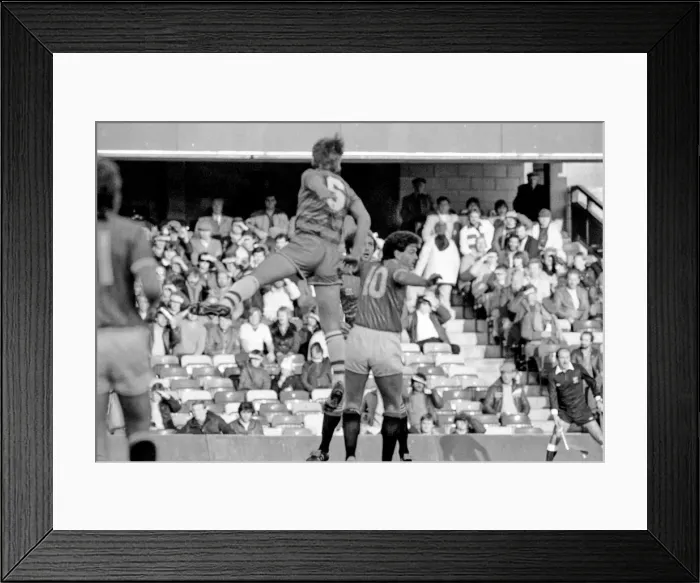 Framed Print : Division 2 football. Chelsea 3 v. Charlton 2. October 1983 LF14-12-041