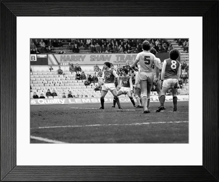 Framed Print : Division 1 football. Coventry 1 v. Arsenal 0. March 1982 LF08-06-015 Framed Print : Division 1 football. Coventry 1 v. Arsenal 0. March 1982 LF08-06-015
