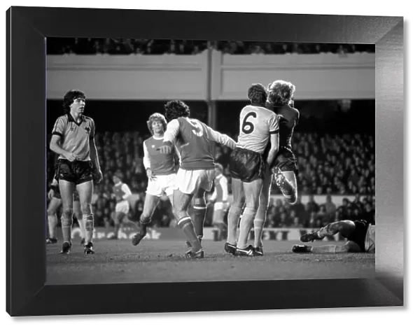 Division 1 football. Arsenal 1 v. Wolves 0. December 1980 LF05-31-032