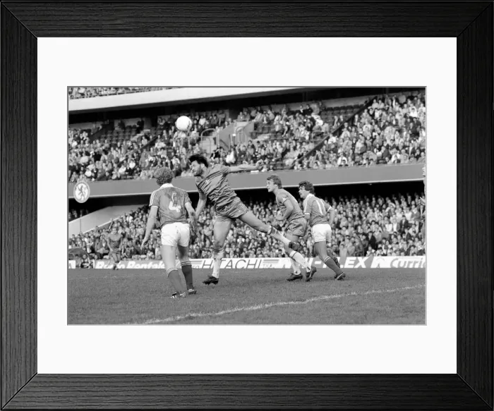 Framed Print : English League Division Two match at Stamford Bridge. Chelsea 3 v Charlton Athletic 1 Framed Print : English League Division Two match at Stamford Bridge. Chelsea 3 v Charlton Athletic 1