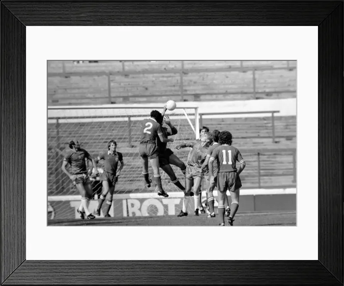 Framed Print : English League Division Two match at Stamford Bridge. Chelsea 1 v Leicester City 1 Framed Print : English League Division Two match at Stamford Bridge. Chelsea 1 v Leicester City 1