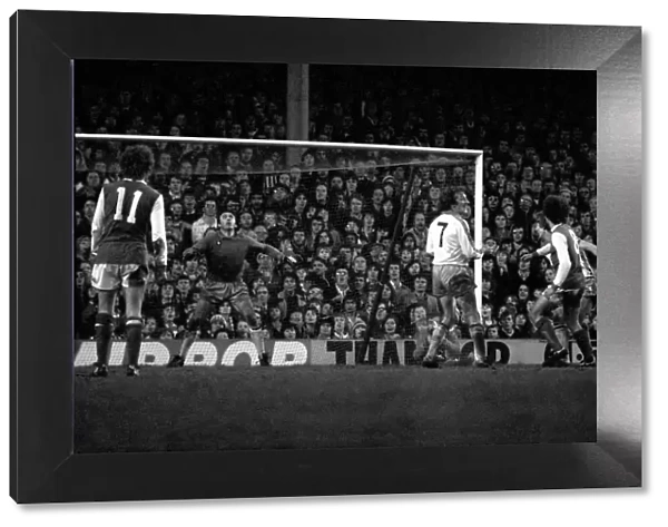 Arsenal 3 v. Aston Villa 1. Division 1 football. February 1980 LF01-20-065