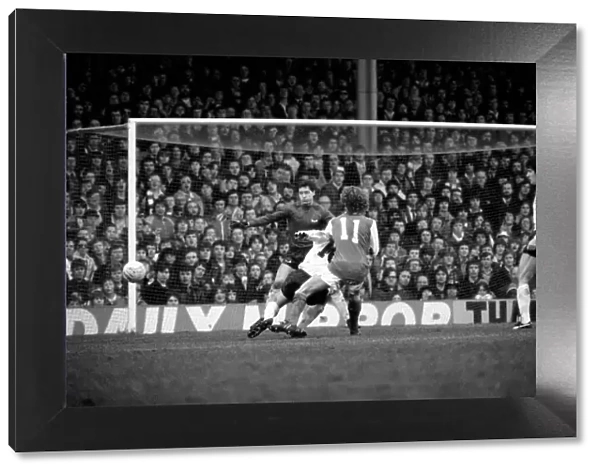 Arsenal 2 v. Bolton Wanderers 0. Division 1 football. February 1980 LF01-29-078