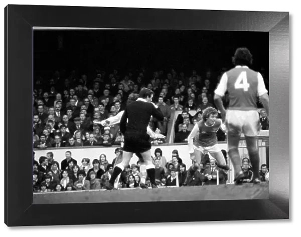 Arsenal 2 v. Bolton Wanderers 0. Division 1 football. February 1980 LF01-29-083