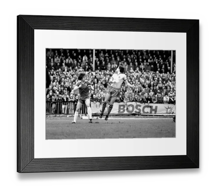 Framed Print : Watford 2 v. Chelsea 3. Division 2 football February 1980 LF01-23-065 Framed Print : Watford 2 v. Chelsea 3. Division 2 football February 1980 LF01-23-065