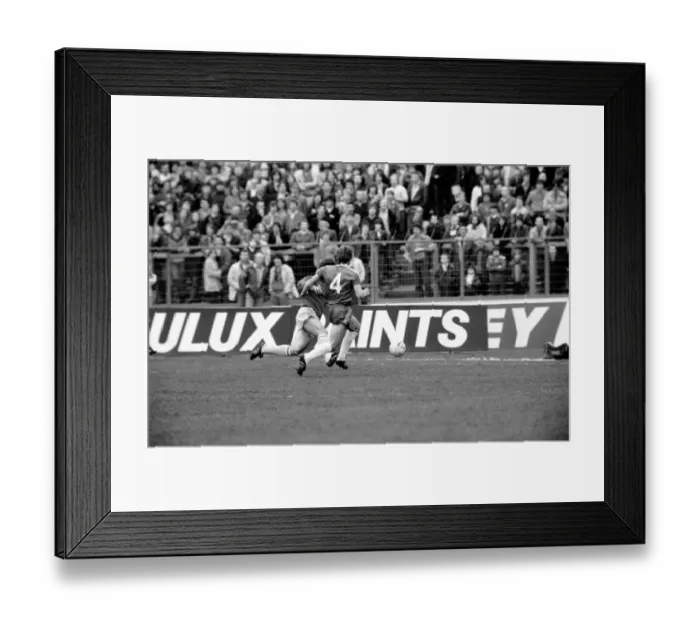 Framed Print : Chelsea 1 v. Cardiff 0. Division 2 football. March 1980 LF01-34-046