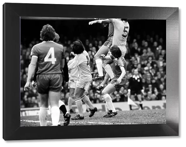 Chelsea 1 v. Cardiff 0. Division 2 football. March 1980 LF01-34-116