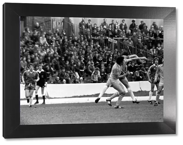 Chelsea 1 v. Cardiff 0. Division 2 football. March 1980 LF01-34-015