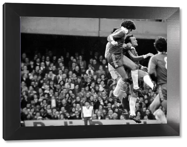 Chelsea 1 v. Cardiff 0. Division 2 football. March 1980 LF01-34-064