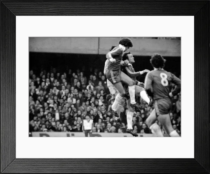 Framed Print : Chelsea 1 v. Cardiff 0. Division 2 football. March 1980 LF01-34-064
