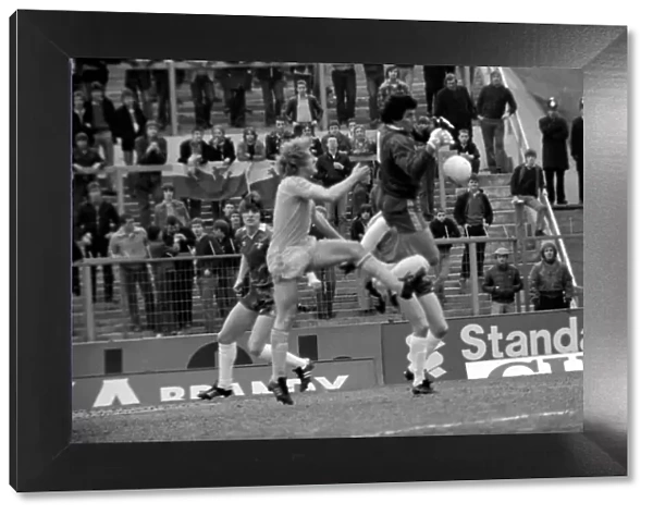 Chelsea 1 v. Cardiff 0. Division 2 football. March 1980 LF01-34-041