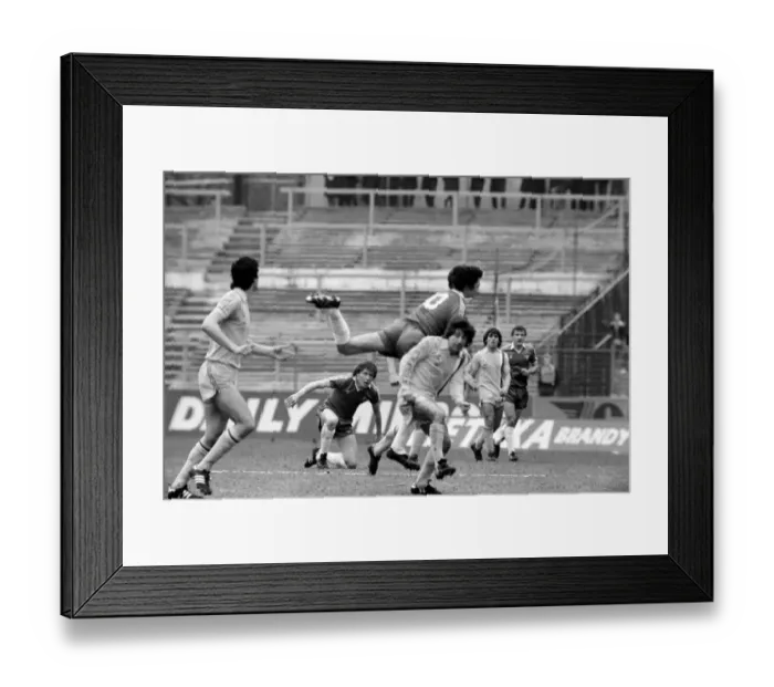 Framed Print : Chelsea 1 v. Cardiff 0. Division 2 football. March 1980 LF01-34-013