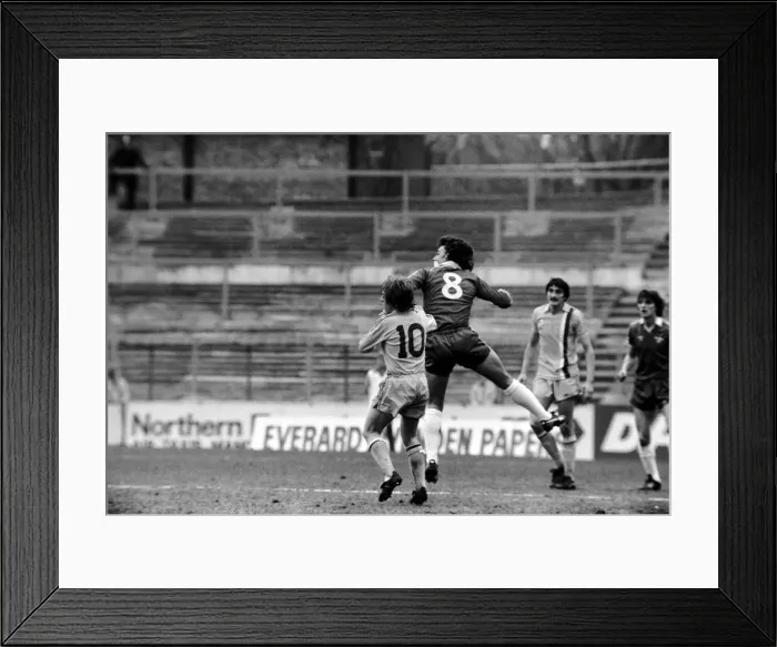 Framed Print : Chelsea 1 v. Cardiff 0. Division 2 football. March 1980 LF01-34-001