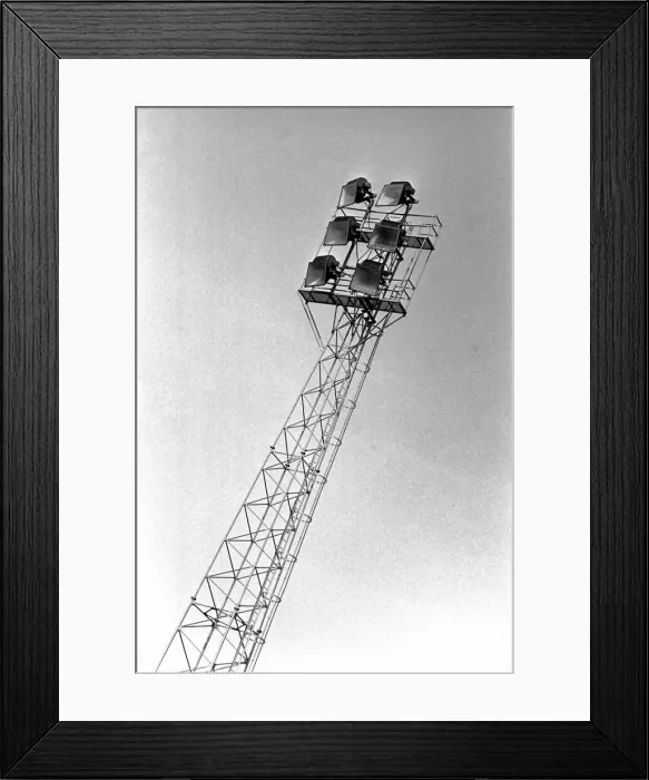 Framed Print : Pre-season friendly-Millwall v. Chelsea. August 1980 LF04-01-033. Floodlights Framed Print : Pre-season friendly-Millwall v. Chelsea. August 1980 LF04-01-033. Floodlights