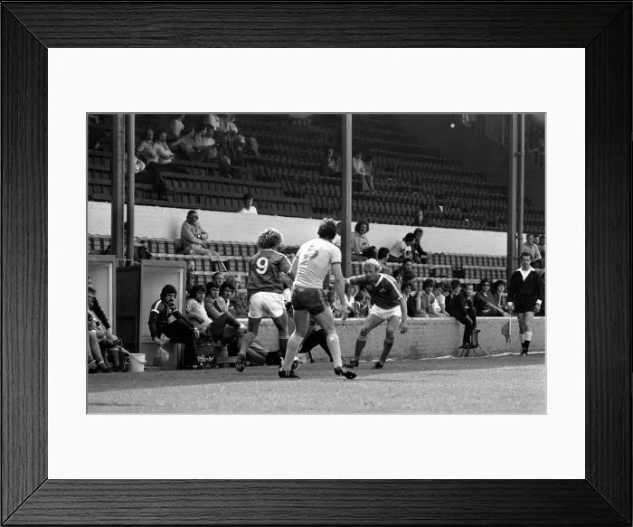 Framed Print : Pre-season friendly-Millwall v. Chelsea. August 1980 LF04-01-004 Framed Print : Pre-season friendly-Millwall v. Chelsea. August 1980 LF04-01-004