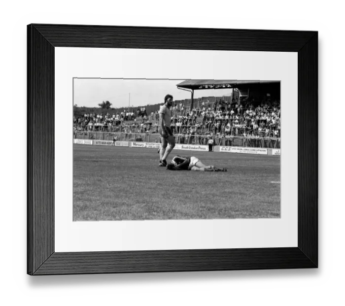 Framed Print : Pre-season friendly-Millwall v. Chelsea. August 1980 LF04-01-014 Framed Print : Pre-season friendly-Millwall v. Chelsea. August 1980 LF04-01-014