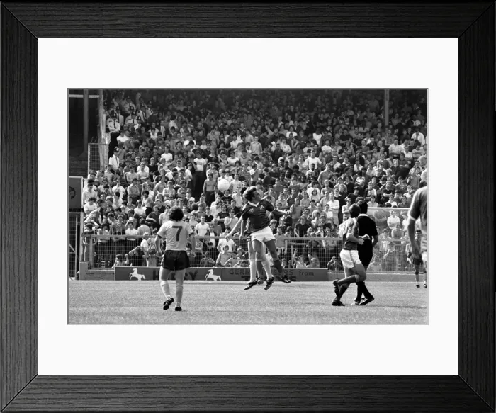 Framed Print : Pre-season friendly-Millwall v. Chelsea. August 1980 LF04-01-012