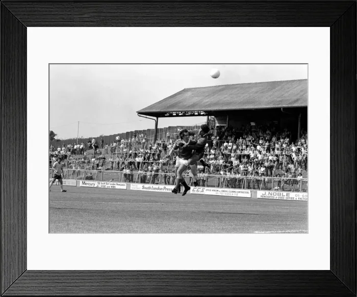 Framed Print : Pre-season friendly-Millwall v. Chelsea. August 1980 LF04-01-024