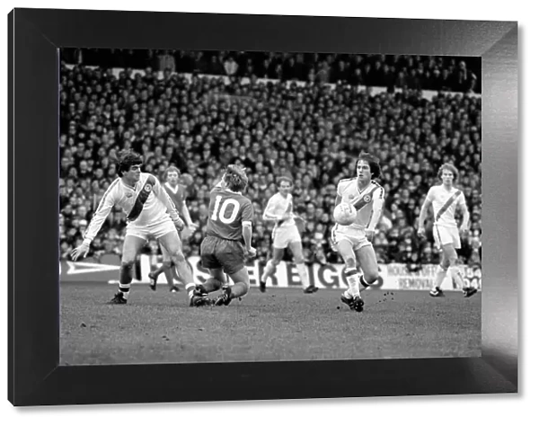 English Division 1 Football. Crystal Palace 0 v. Liverpool 0. April 1980 LF03-06-074