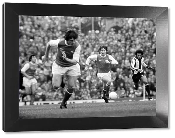 English Division 1 Football. Arsenal 1 v. West Bromwich Albion 1. April 1980 LF03-04-096