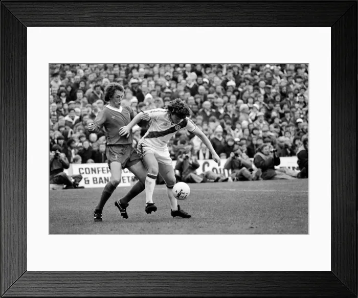 Framed Print : English Division 1 Football. Crystal Palace 0 v. Liverpool 0. April 1980 LF03-06-093
