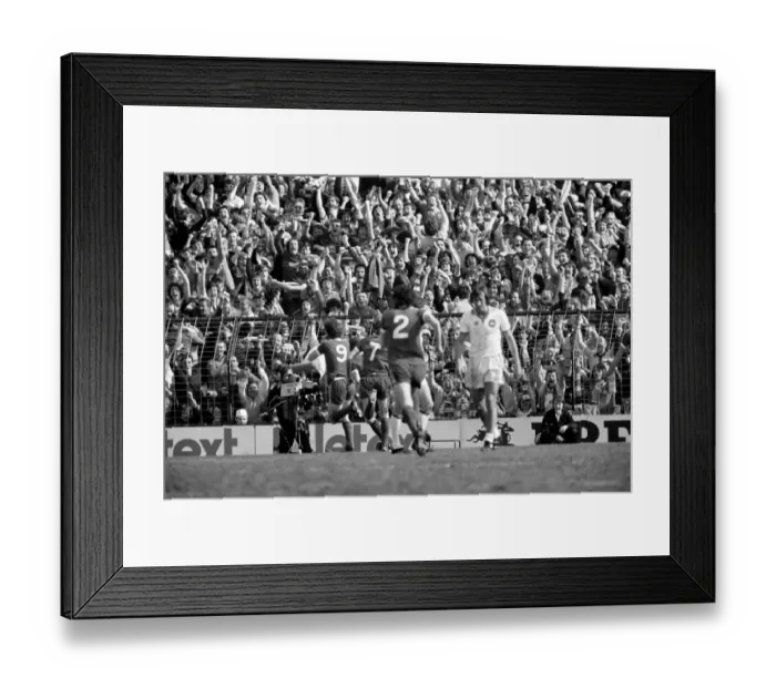 Framed Print : F.A Cup Semi Final - West Ham 1 v. Everton 1. April 1980 LF02-26-135 *** Local Caption