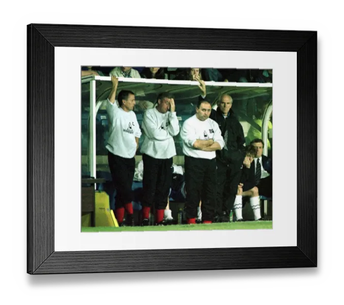 Framed Print : European Cup Winners Cup First Round Second Leg at Rugby Park October 1997 Kilmarnock 1 v