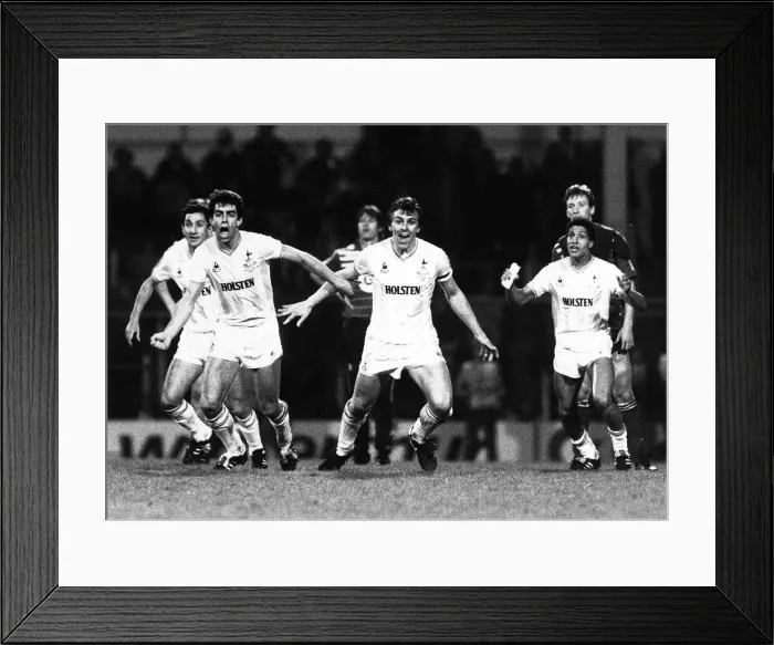Framed Print : UEFA Cup Final Second Leg at White Hart Lane May 1984 Tottenham Hotspur 1 v Framed Print : UEFA Cup Final Second Leg at White Hart Lane May 1984 Tottenham Hotspur 1 v