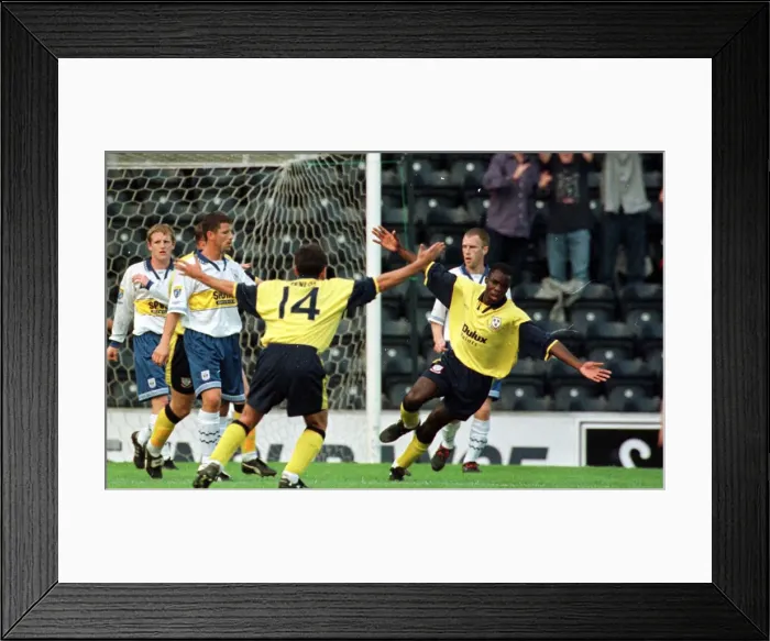 Framed Print : European Cup Winners Cup Preliminary Qualifier First Leg at Rugby Park August 1997 Framed Print : European Cup Winners Cup Preliminary Qualifier First Leg at Rugby Park August 1997