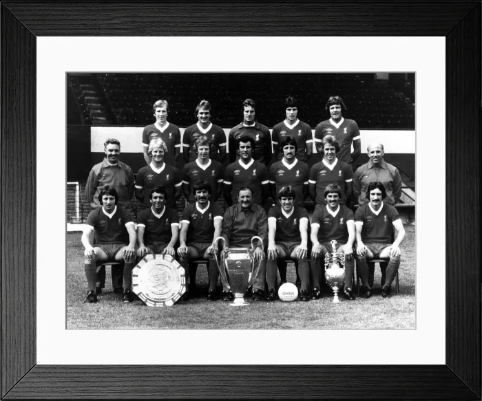 Framed Print : Liverpool football team for European Cup 1977 Framed Print : Liverpool football team for European Cup 1977