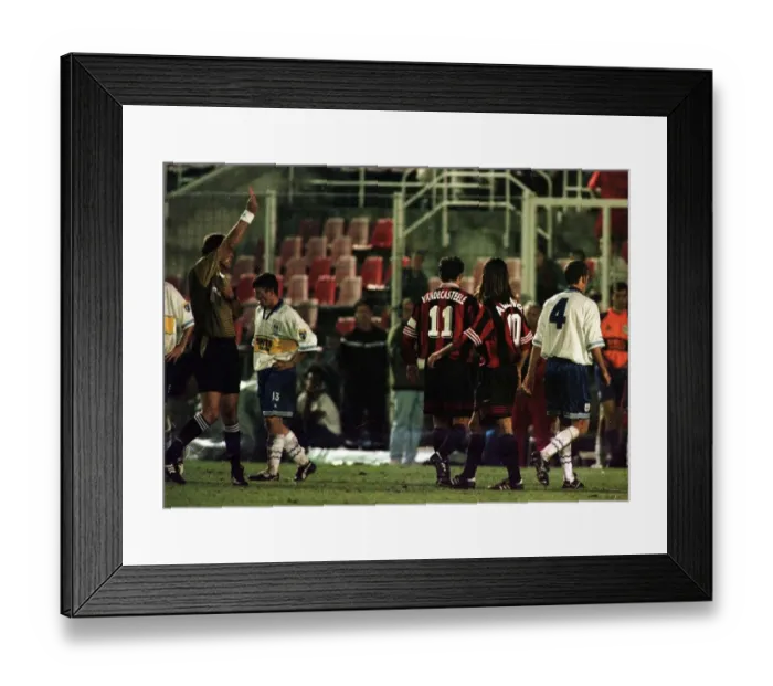 Framed Print : European Cup Winners Cup First Round First Leg Match September 1997 Nice 3 v Kilmarnock