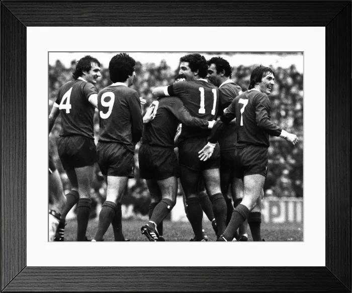 Framed Print : 1980 FA Cup Quarter Final at White Hart Lane March 1980 Tottenham Hotspur v