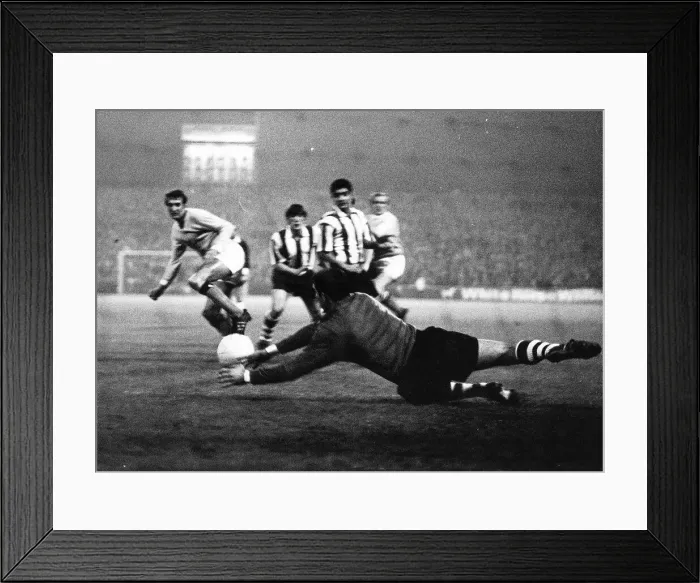 Framed Print : European Cup Winners Cup First Round Second Leg at Maine Road October 1969