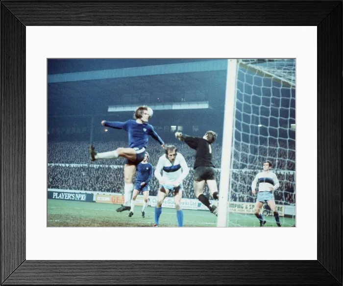 Framed Print : European Cup Winners Cup Quarter Final Second Leg at Stamford Bridge March 1971 Framed Print : European Cup Winners Cup Quarter Final Second Leg at Stamford Bridge March 1971